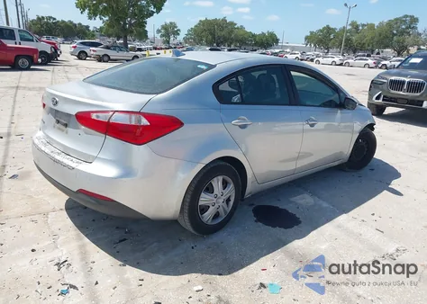 2014 Kia Forte Lx из США, поврежденный, VIN KNAFK4A6XE5160537